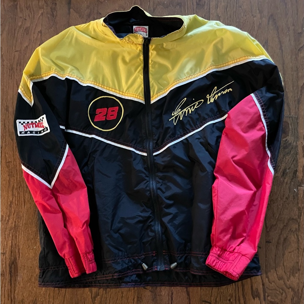 Vintage 90s Nascar Texaco Havoline Ernie Irvan Racing Jacket Retro, Size L